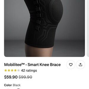 Nomi Black Smart Knee Brace